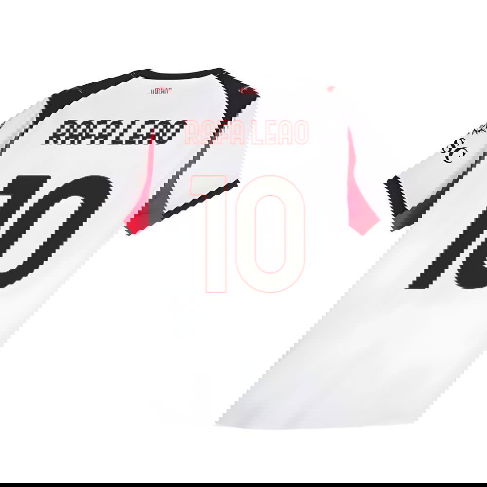 Billige Fodboldtrøjer AC Milan RAFA LEAO #10 Udebanetrøje 2025-2026