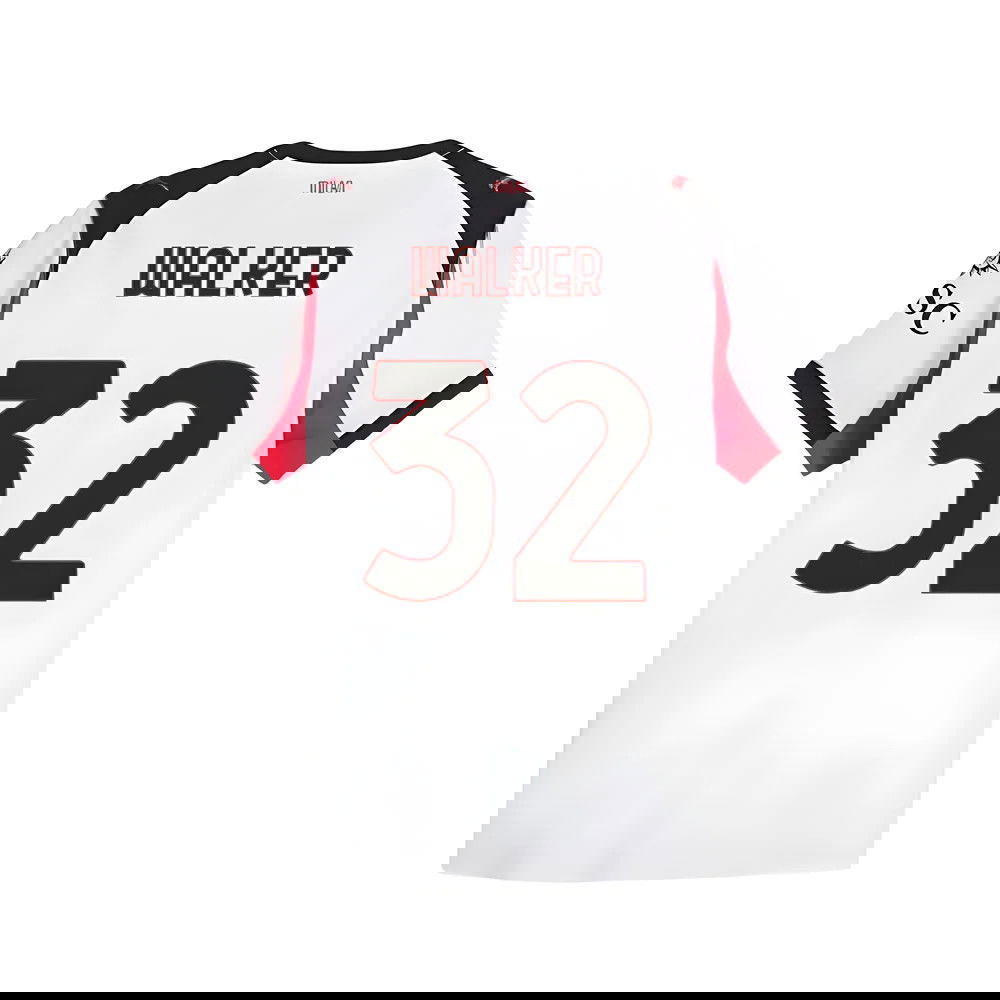 Billige Fodboldtrøjer AC Milan WALKER #32 Udebanetrøje 2025-2026