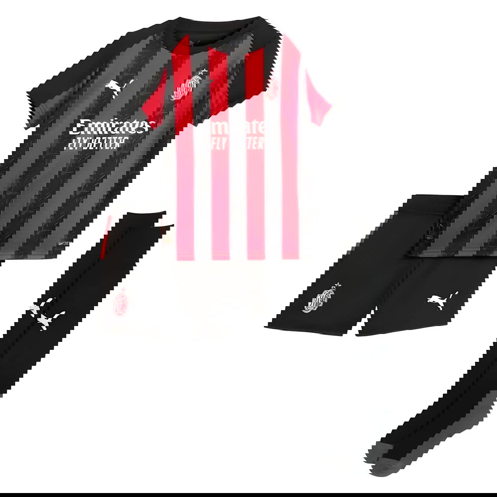 Billige Fodboldtrøjer AC Milan Børn Hjemmebanetrøje 2025-2026