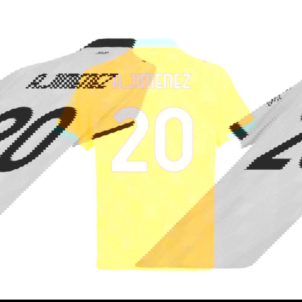 Billige Fodboldtrøjer AC Milan AJIMENEZ #20 Tredjetrøje 2025-2026