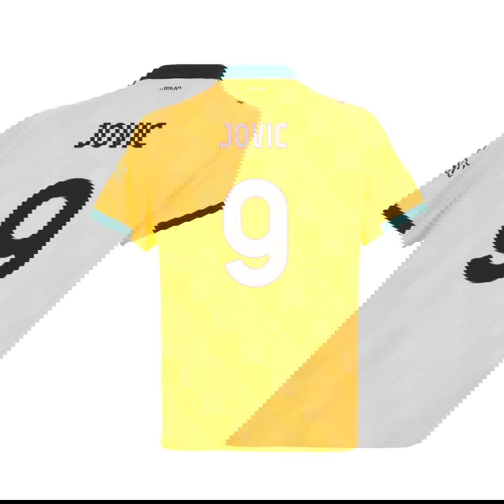 Billige Fodboldtrøjer AC Milan JOVIC #9 Tredjetrøje 2025-2026
