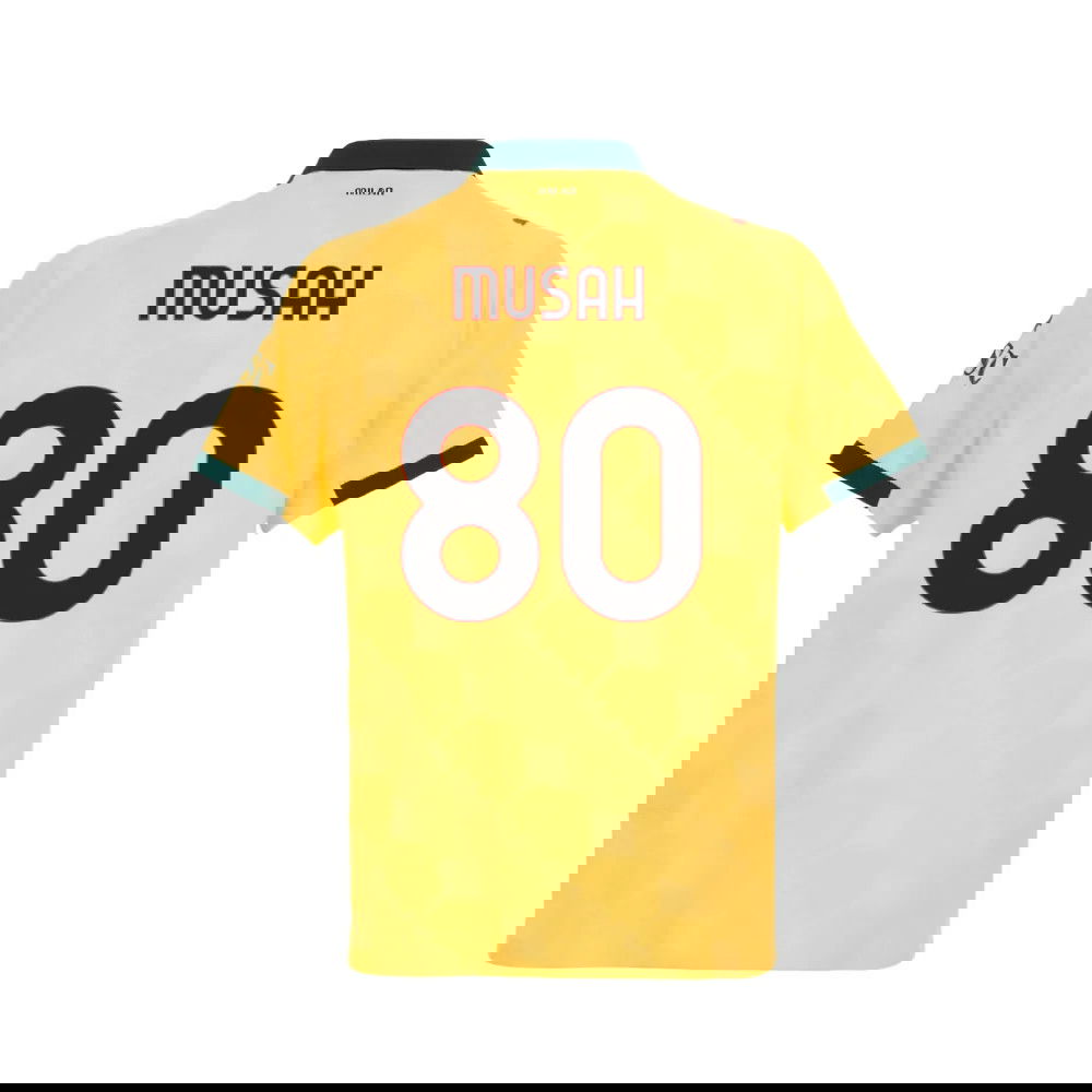 Billige Fodboldtrøjer AC Milan MUSAH #80 Tredjetrøje 2025-2026