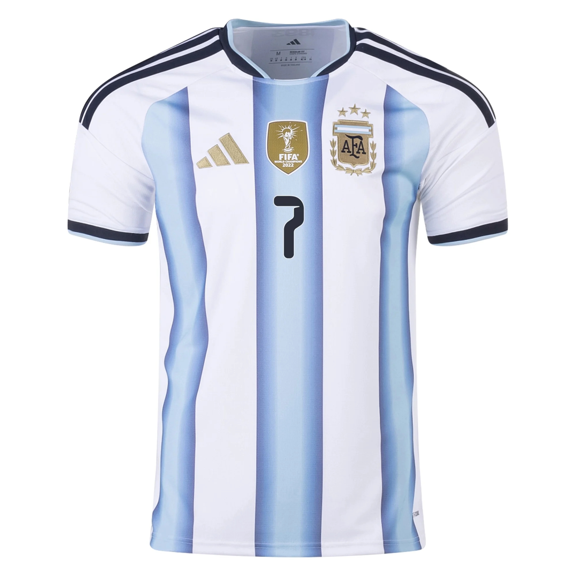 nye Billige Fodboldtrøjer Argentina DE PAUL #7 Hjemmebanetrøje VM I Fodbold 2026 med navn