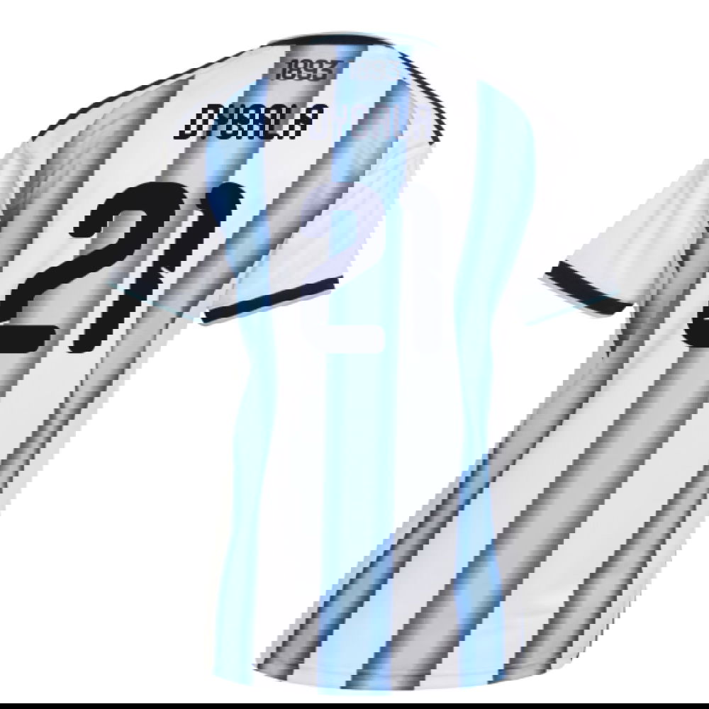 Billige Fodboldtrøjer Argentina Dame DYBALA #21 Hjemmebanetrøje VM I Fodbold 2026