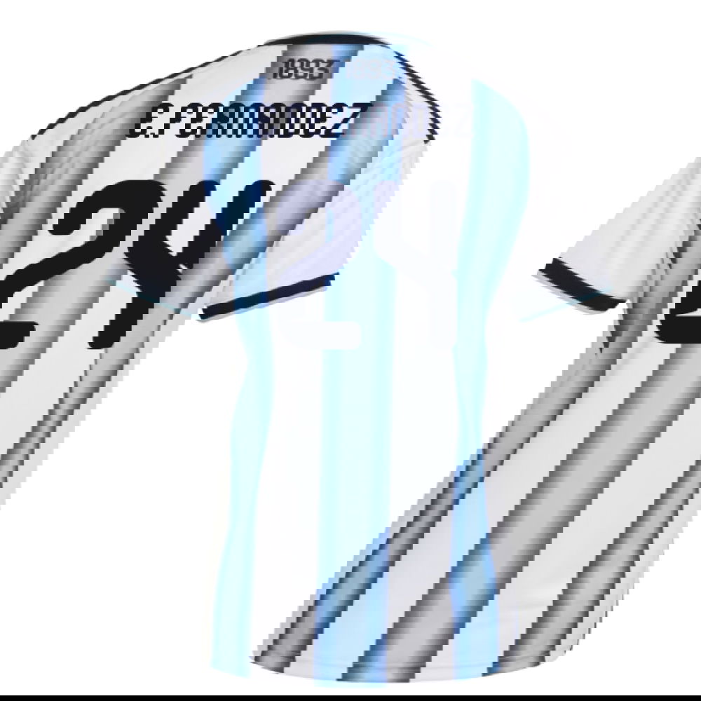 Billige Fodboldtrøjer Argentina Dame EFERNANDEZ #24 Hjemmebanetrøje VM I Fodbold 2026