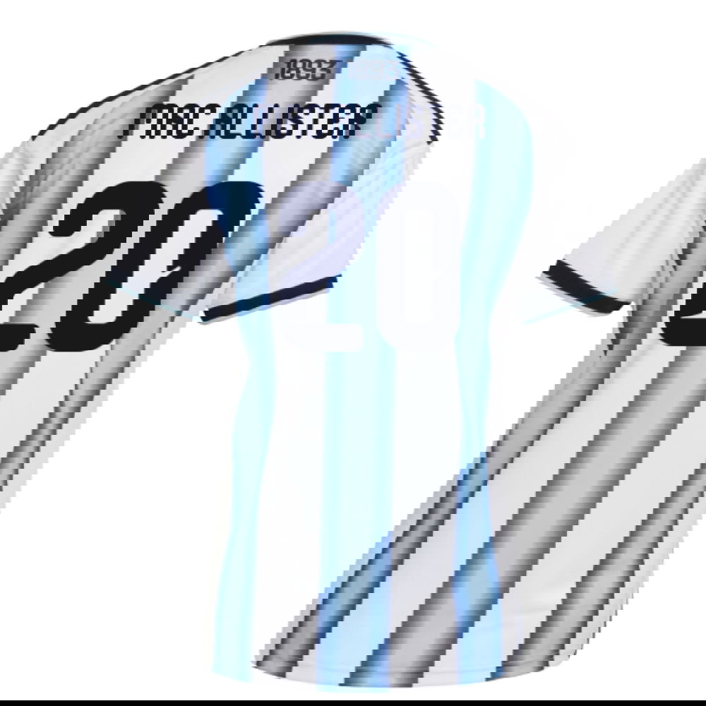 Billige Fodboldtrøjer Argentina Dame MAC ALLISTER #20 Hjemmebanetrøje VM I Fodbold 2026