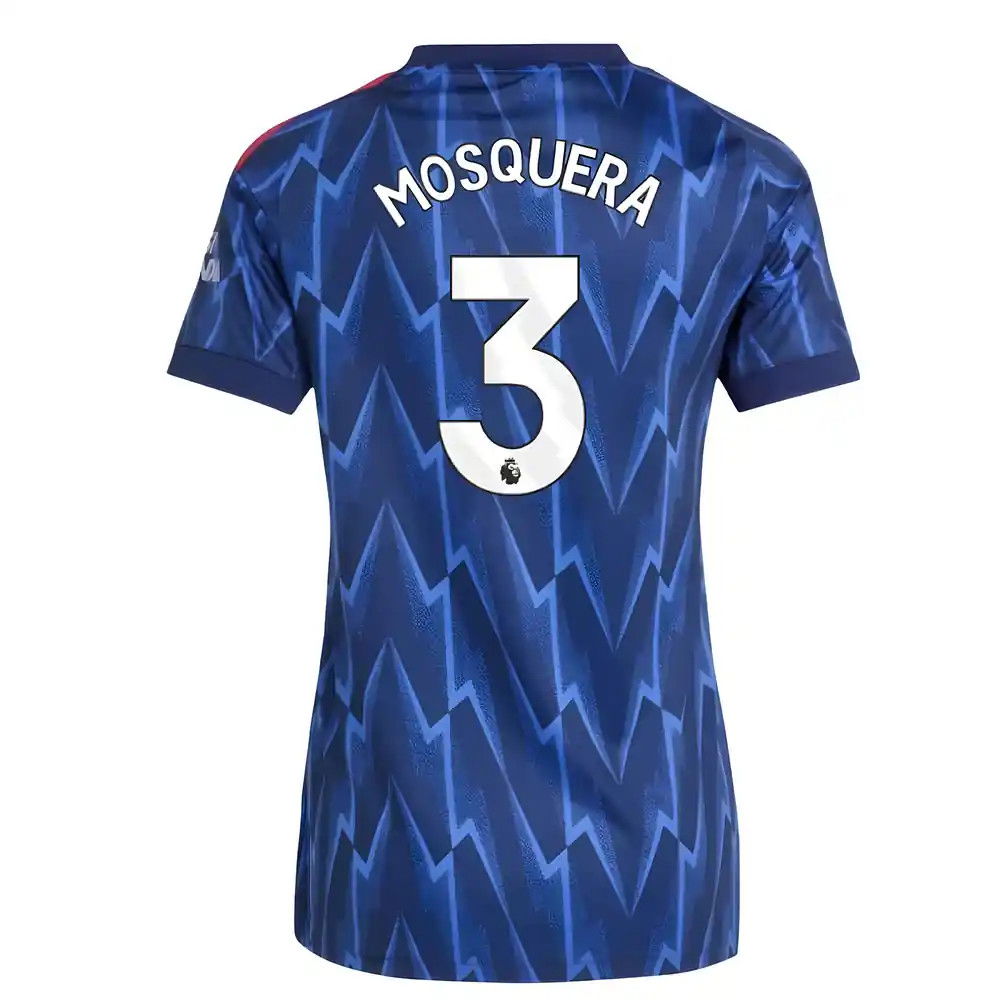 Billige Fodboldtrøjer Arsenal Dame MOSQUERA #3 Udebanetrøje 2025-2026