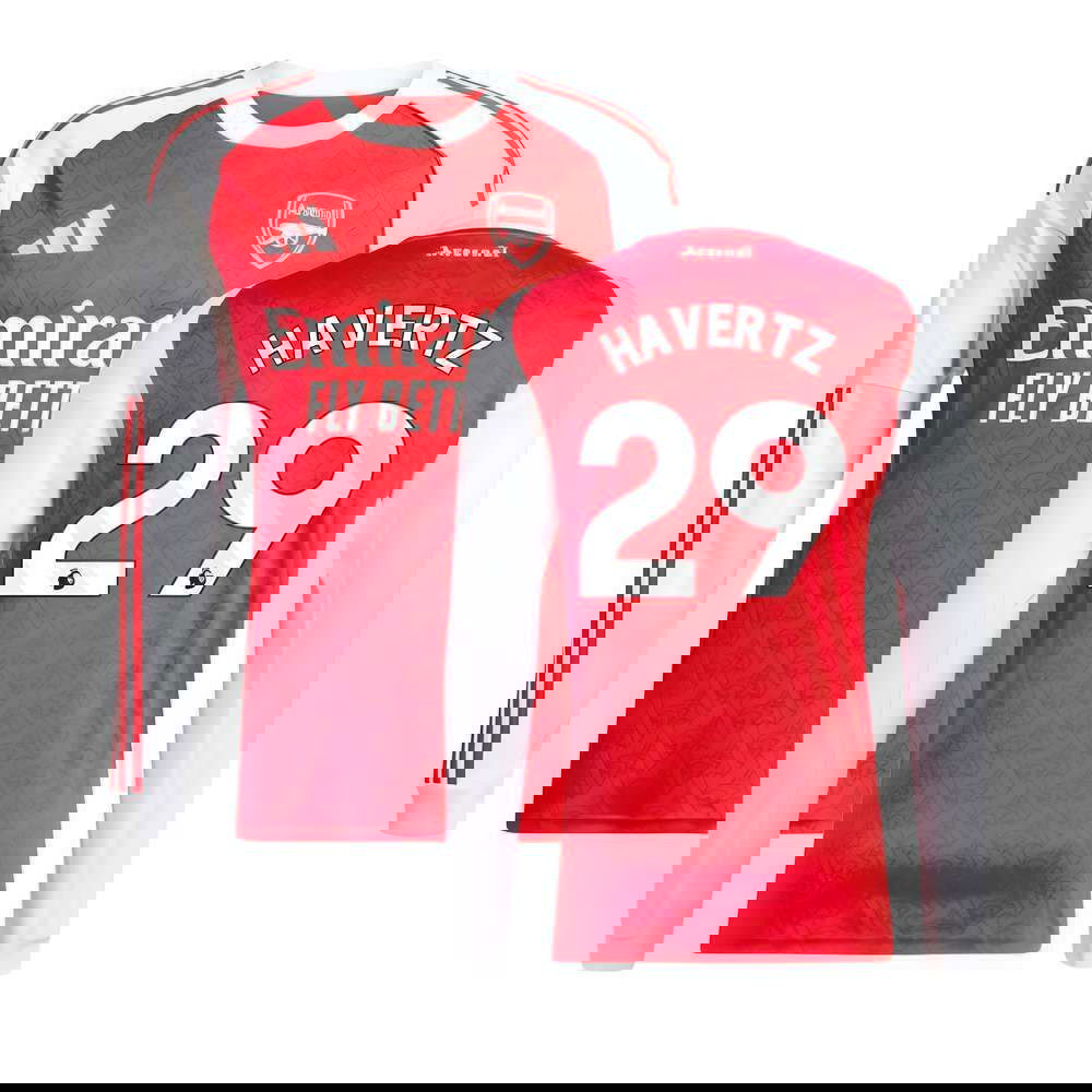 Billige Fodboldtrøjer Arsenal Langærmet HAVERTZ #29 Hjemmebanetrøje 2025-2026