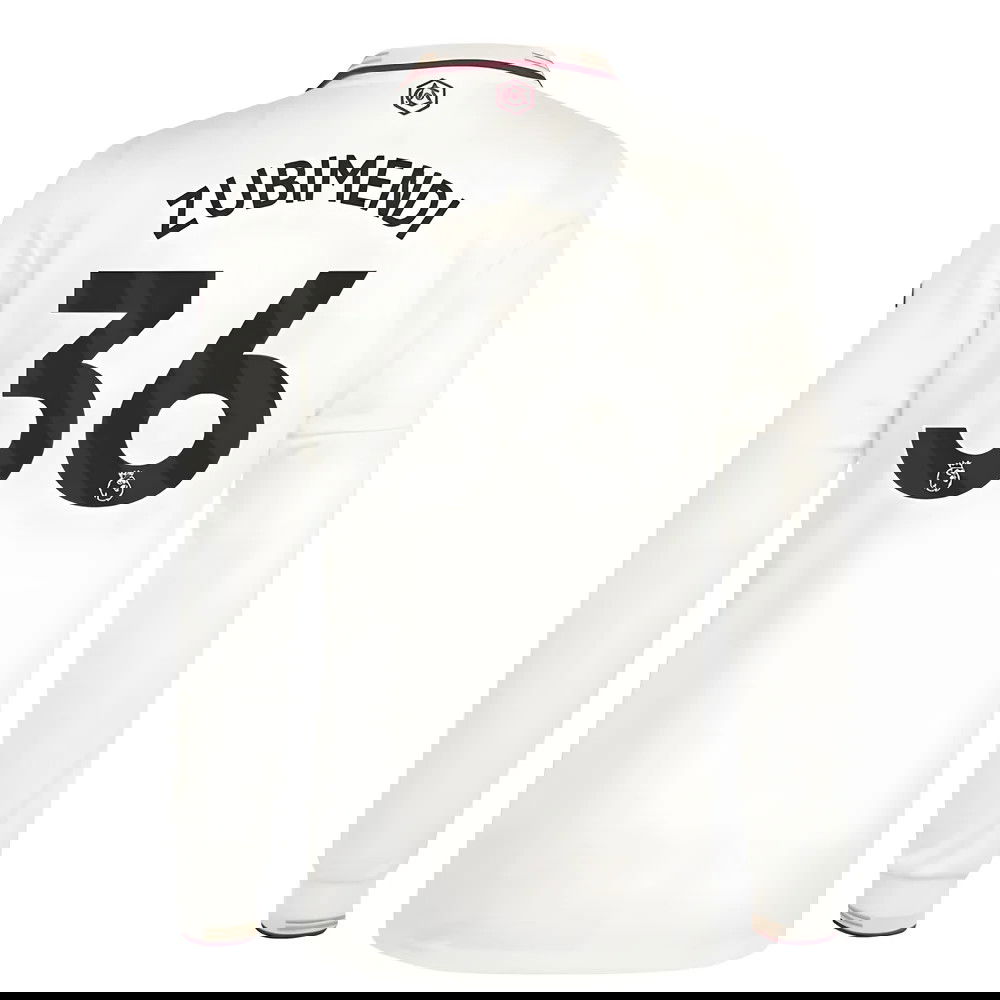 Billige Fodboldtrøjer Arsenal Langærmet ZUBIMENDI #36 Tredjetrøje 2025-2026