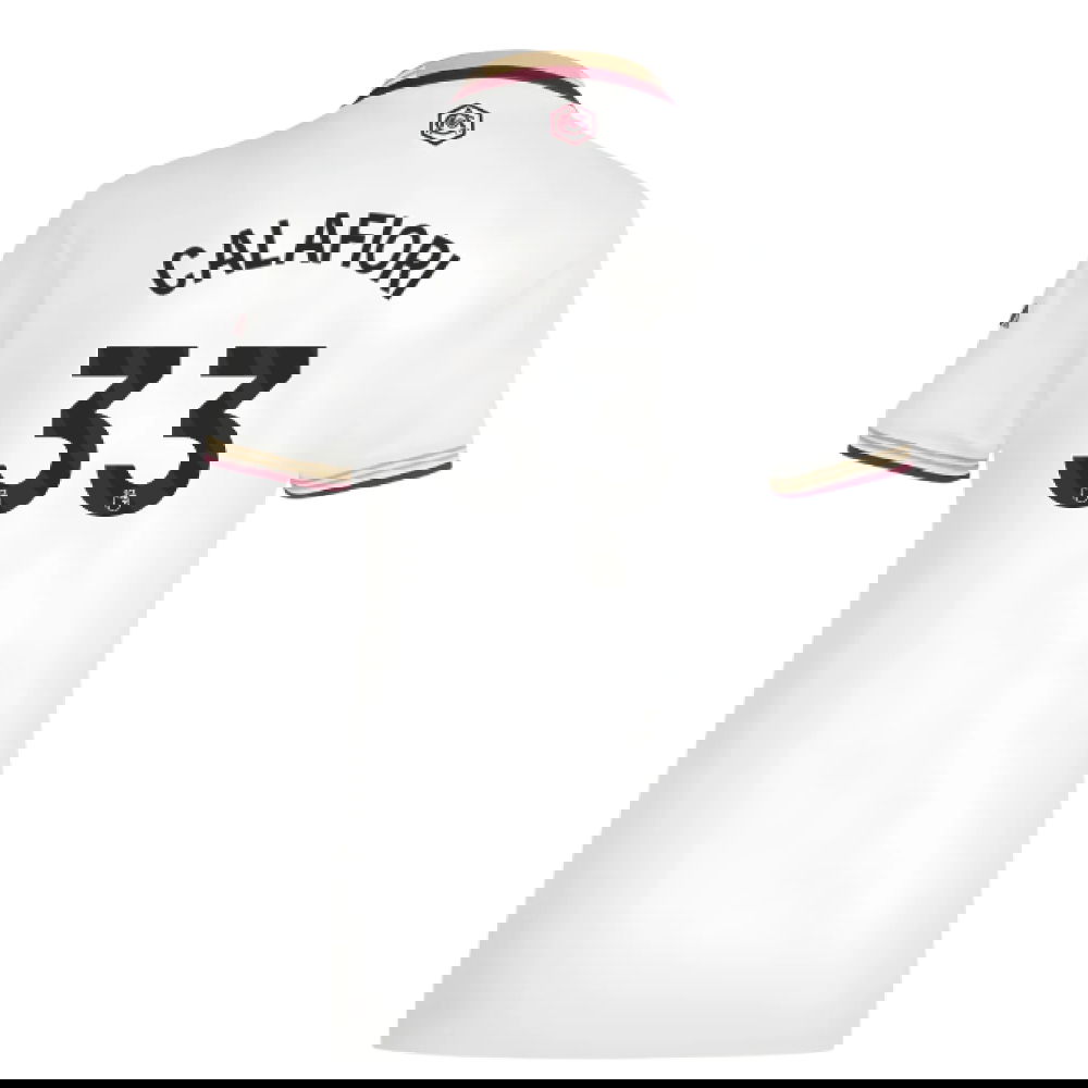 Billige Fodboldtrøjer Arsenal Dame CALAFIORI #33 Tredjetrøje 2025-2026