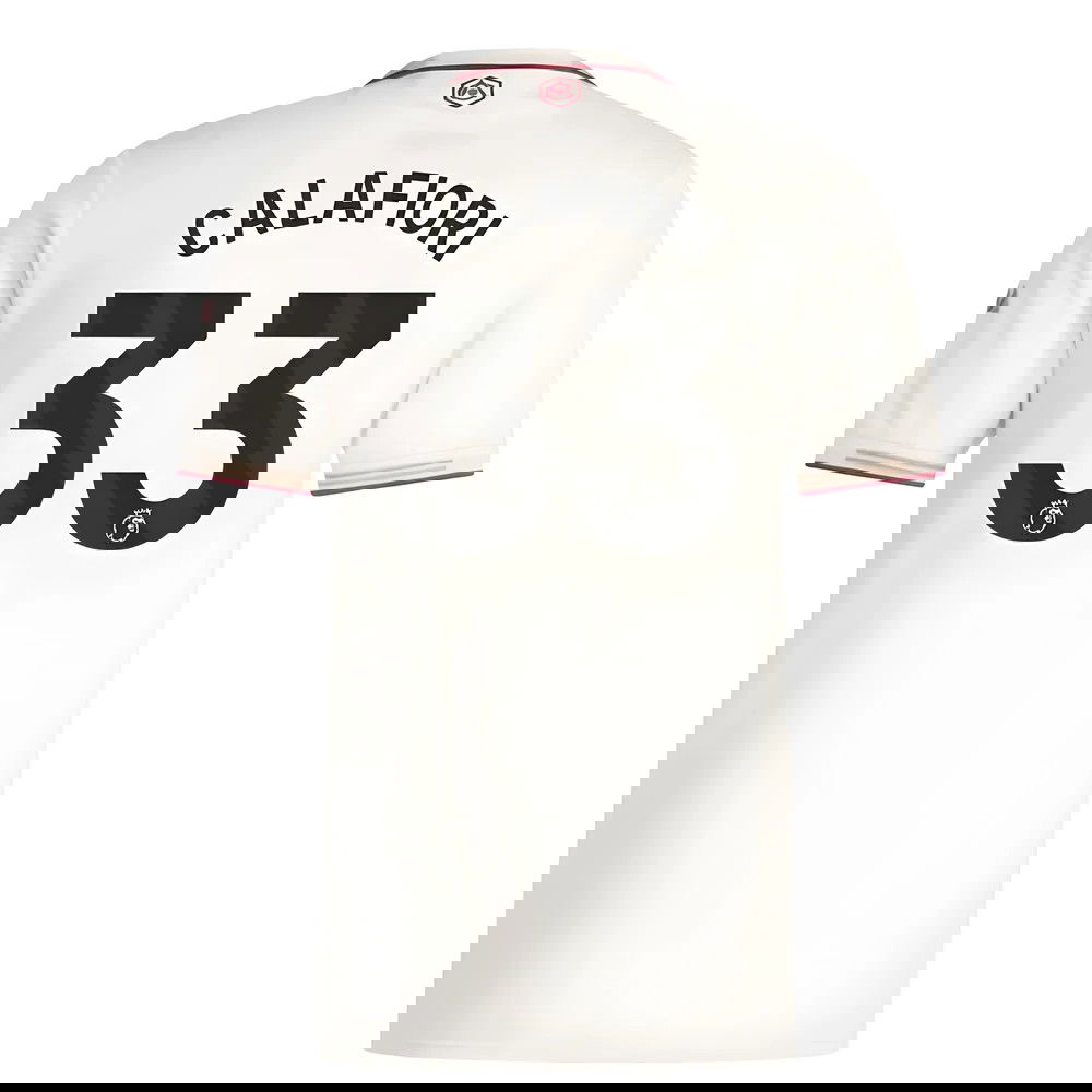 Billige Fodboldtrøjer Arsenal CALAFIORI #33 Tredjetrøje 2025-2026