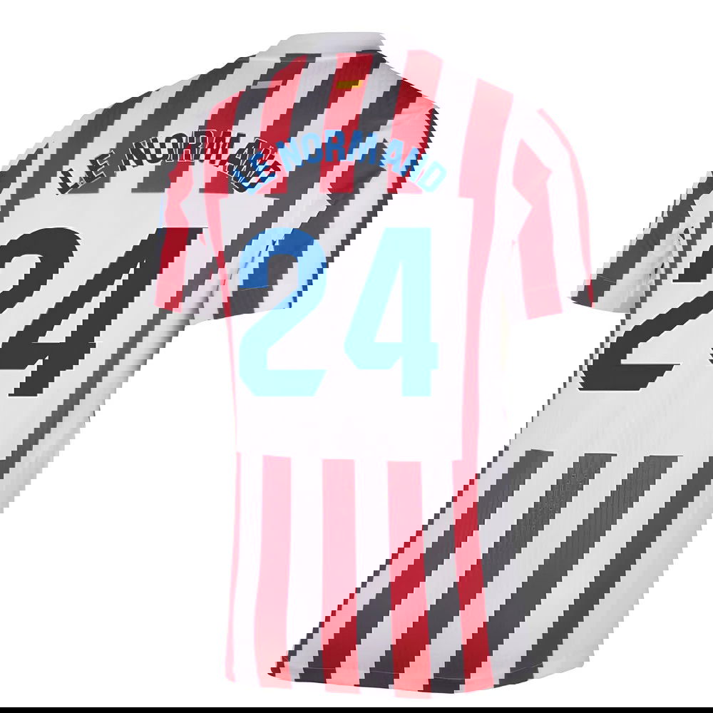 Billige Fodboldtrøjer Atletico Madrid LE NORMAND #24 Hjemmebanetrøje 2025-2026