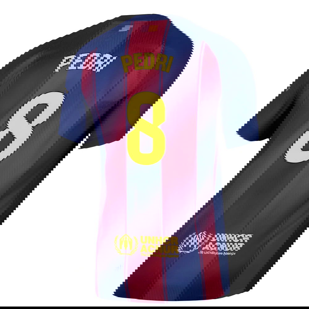 Billige Fodboldtrøjer Barcelona PEDRI #8 Hjemmebanetrøje 2025-2026