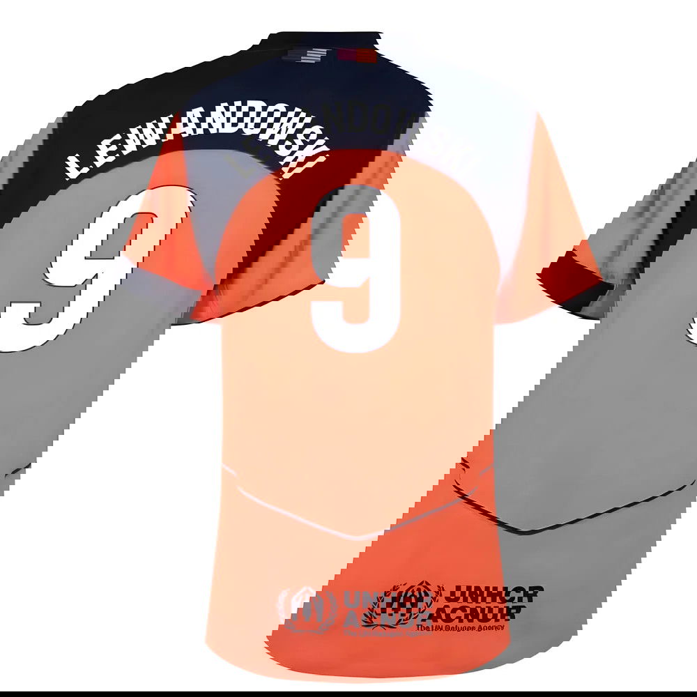 Billige Fodboldtrøjer Barcelona LEWANDOWSKI #9 Tredjetrøje 2025-2026