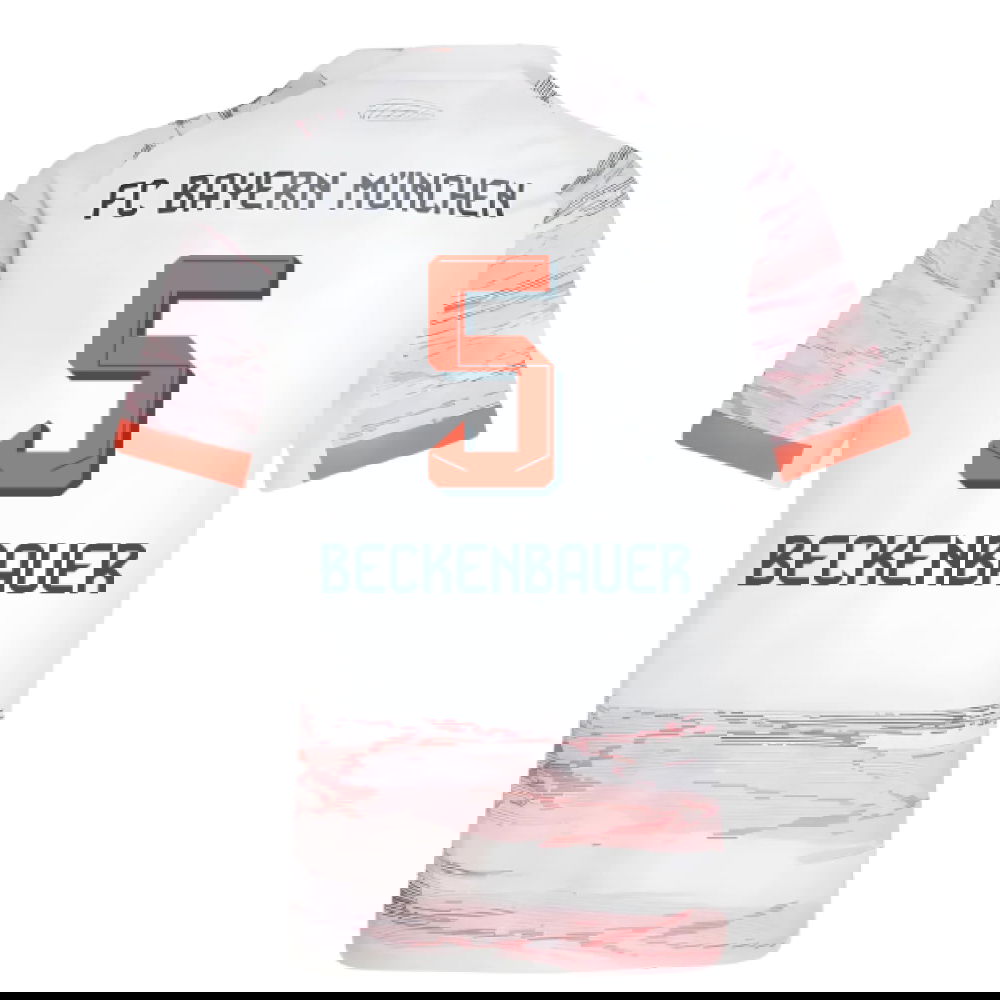 Billige Fodboldtrøjer Bayern München BECKENBAUER #5 Udebanetrøje 2025-2026