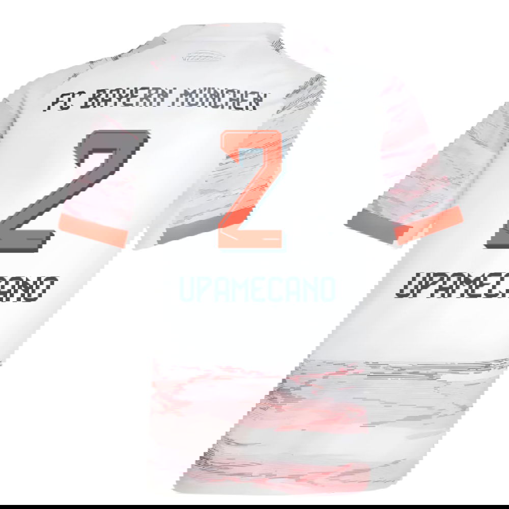 Billige Fodboldtrøjer Bayern München UPAMECANO #2 Udebanetrøje 2025-2026