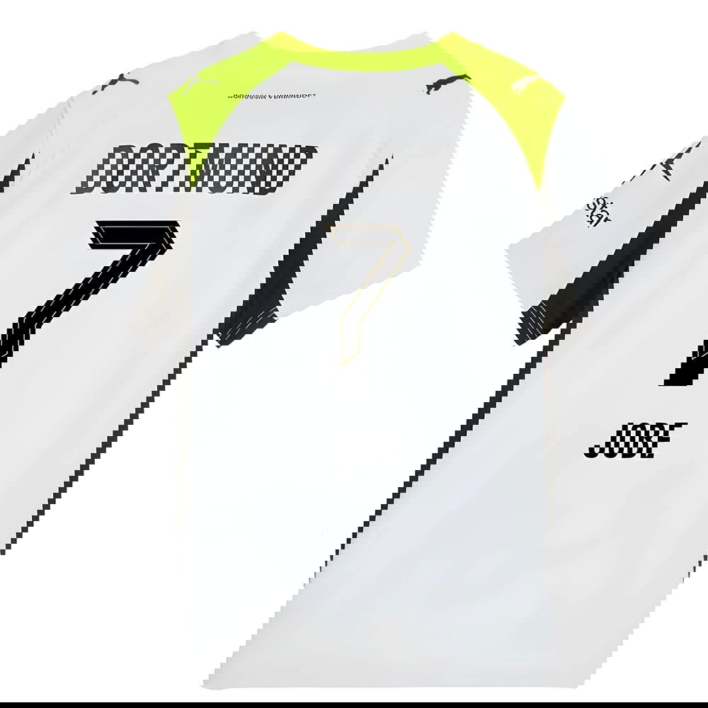 Billige Fodboldtrøjer Dortmund JOBE #7 Udebanetrøje 2025-2026