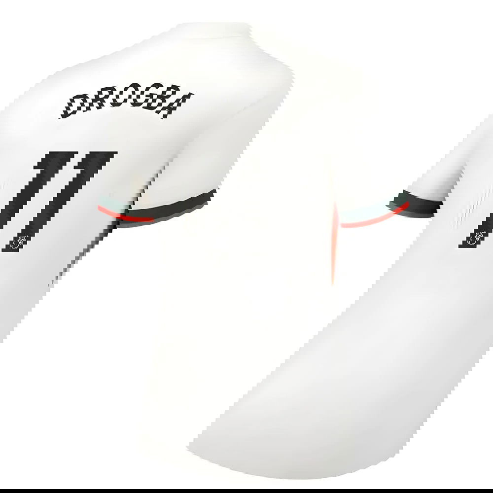 Billige Fodboldtrøjer Chelsea Dame DROGBA #11 Udebanetrøje 2025-2026