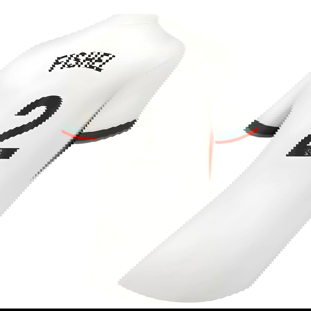 Billige Fodboldtrøjer Chelsea Dame FISHEL #2 Udebanetrøje 2025-2026