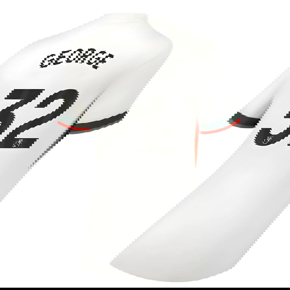 Billige Fodboldtrøjer Chelsea Dame GEORGE #32 Udebanetrøje 2025-2026