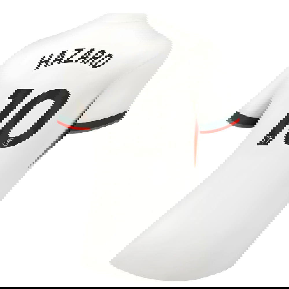 Billige Fodboldtrøjer Chelsea Dame HAZARD #10 Udebanetrøje 2025-2026