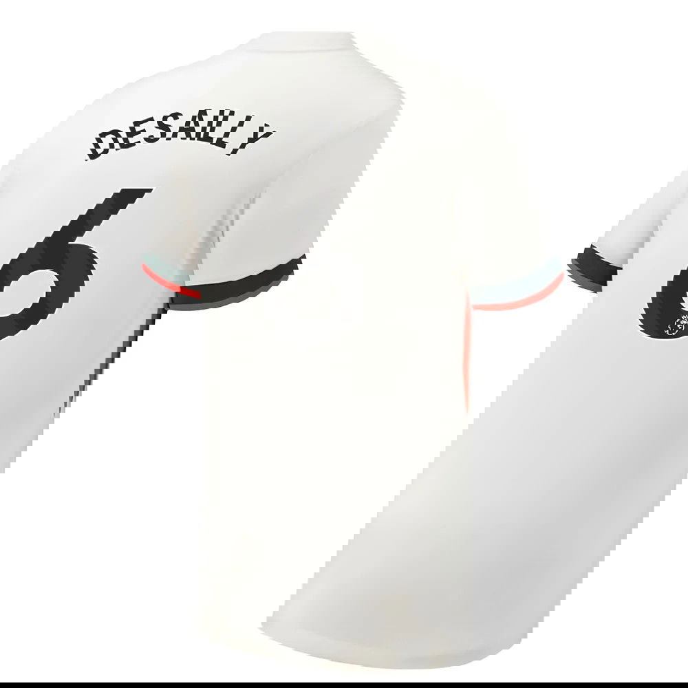 Billige Fodboldtrøjer Chelsea DESAILLY #6 Udebanetrøje 2025-2026