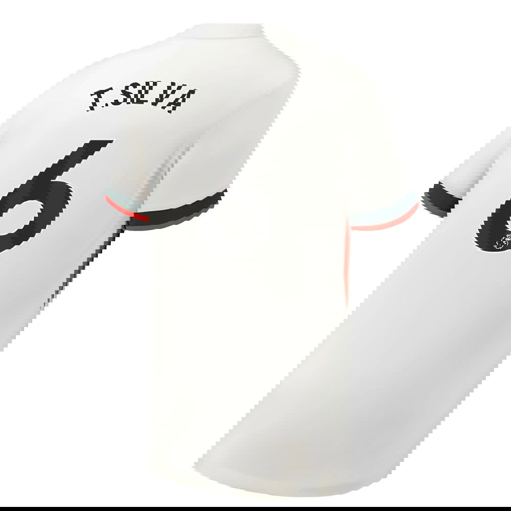 Billige Fodboldtrøjer Chelsea TSILVA #6 Udebanetrøje 2025-2026