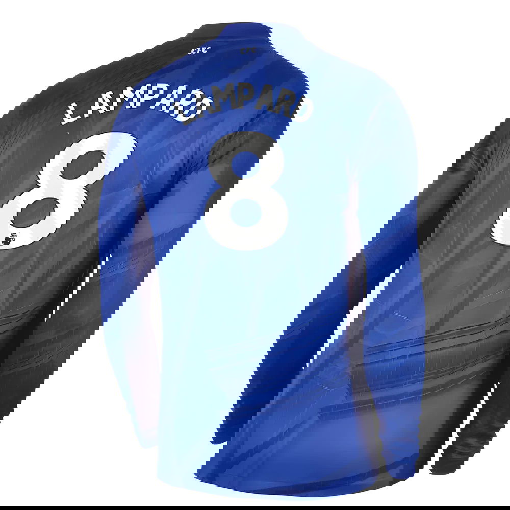 Billige Fodboldtrøjer Chelsea Langærmet LAMPARD #8 Hjemmebanetrøje 2025-2026