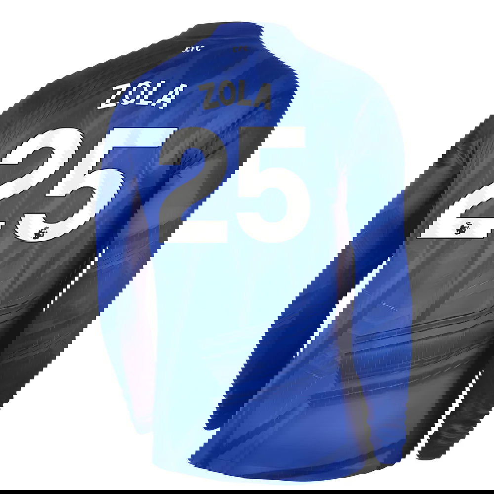 Billige Fodboldtrøjer Chelsea Langærmet ZOLA #25 Hjemmebanetrøje 2025-2026