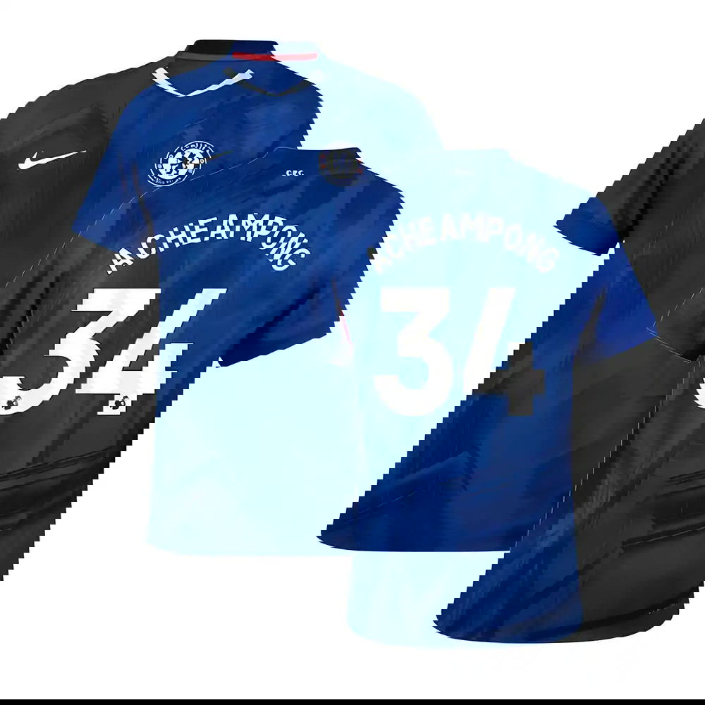 Billige Fodboldtrøjer Chelsea ACHEAMPONG #34 Hjemmebanetrøje 2025-2026