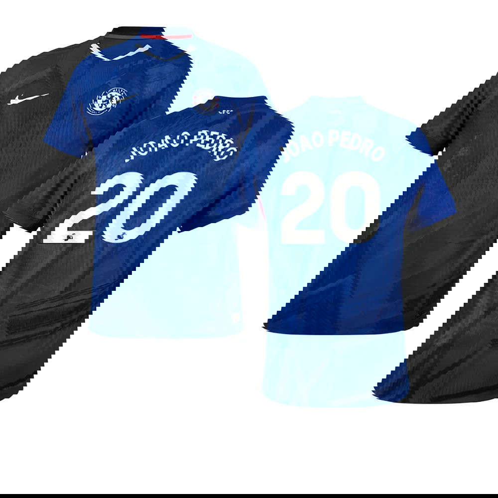 Billige Fodboldtrøjer Chelsea JOAO PEDRO #20 Hjemmebanetrøje 2025-2026