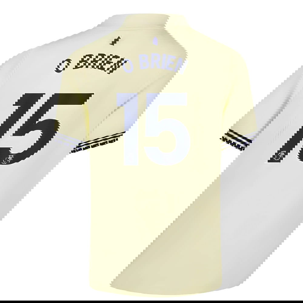 Billige Fodboldtrøjer Everton O BRIEN #15 Udebanetrøje 2025-2026