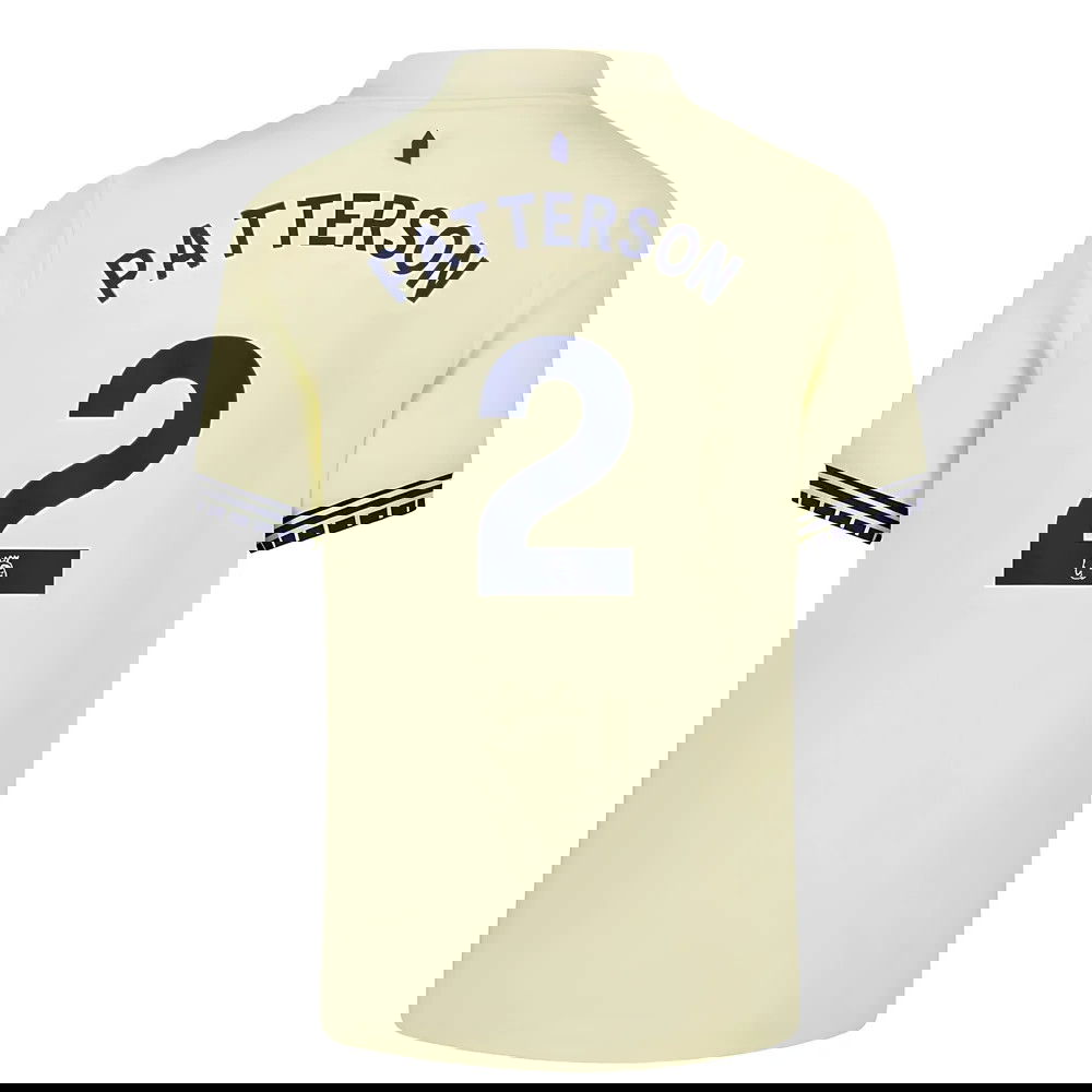 Billige Fodboldtrøjer Everton PATTERSON #2 Udebanetrøje 2025-2026
