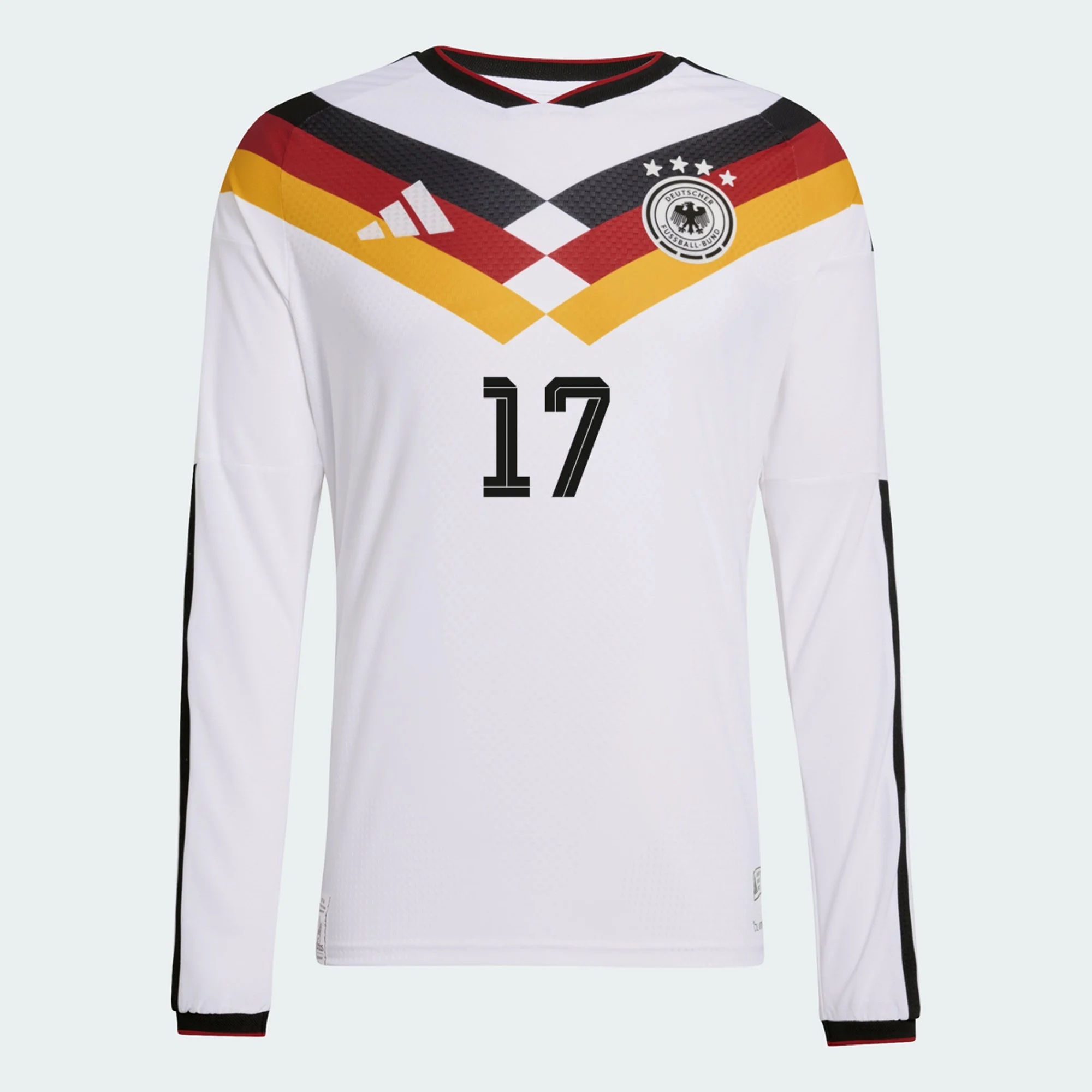 udsalg Billige Fodboldtrøjer Tyskland Langærmet FLORIAN WIRTZ #17 Hjemmebanetrøje VM I Fodbold 2026 shop