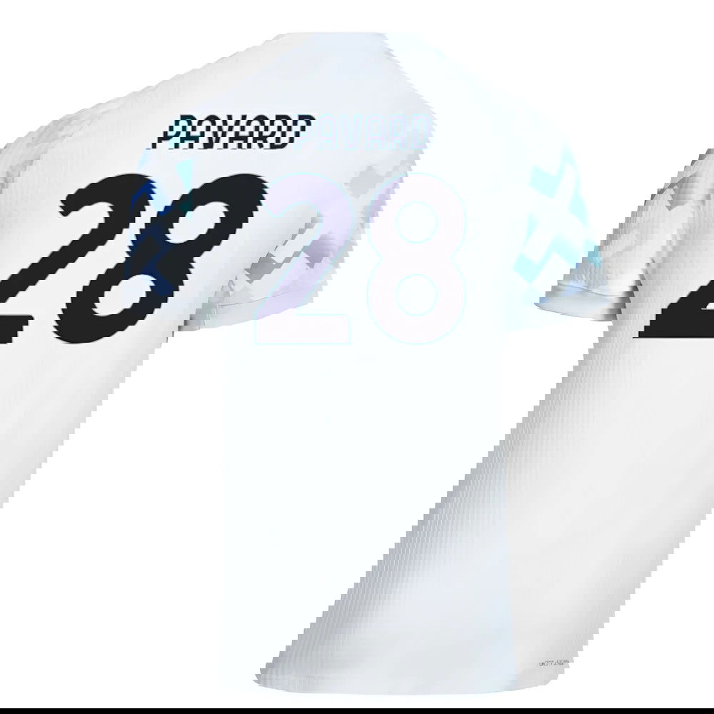 Billige Fodboldtrøjer Inter Milan PAVARD #28 Udebanetrøje 2025-2026