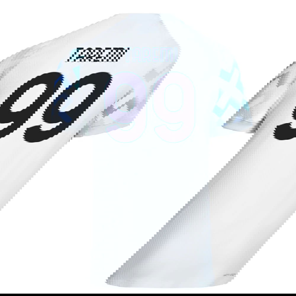 Billige Fodboldtrøjer Inter Milan TAREMI #99 Udebanetrøje 2025-2026