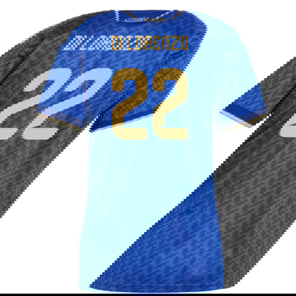 Billige Fodboldtrøjer Italienn Dame DI LORENZO #22 Hjemmebanetrøje VM I Fodbold 2026