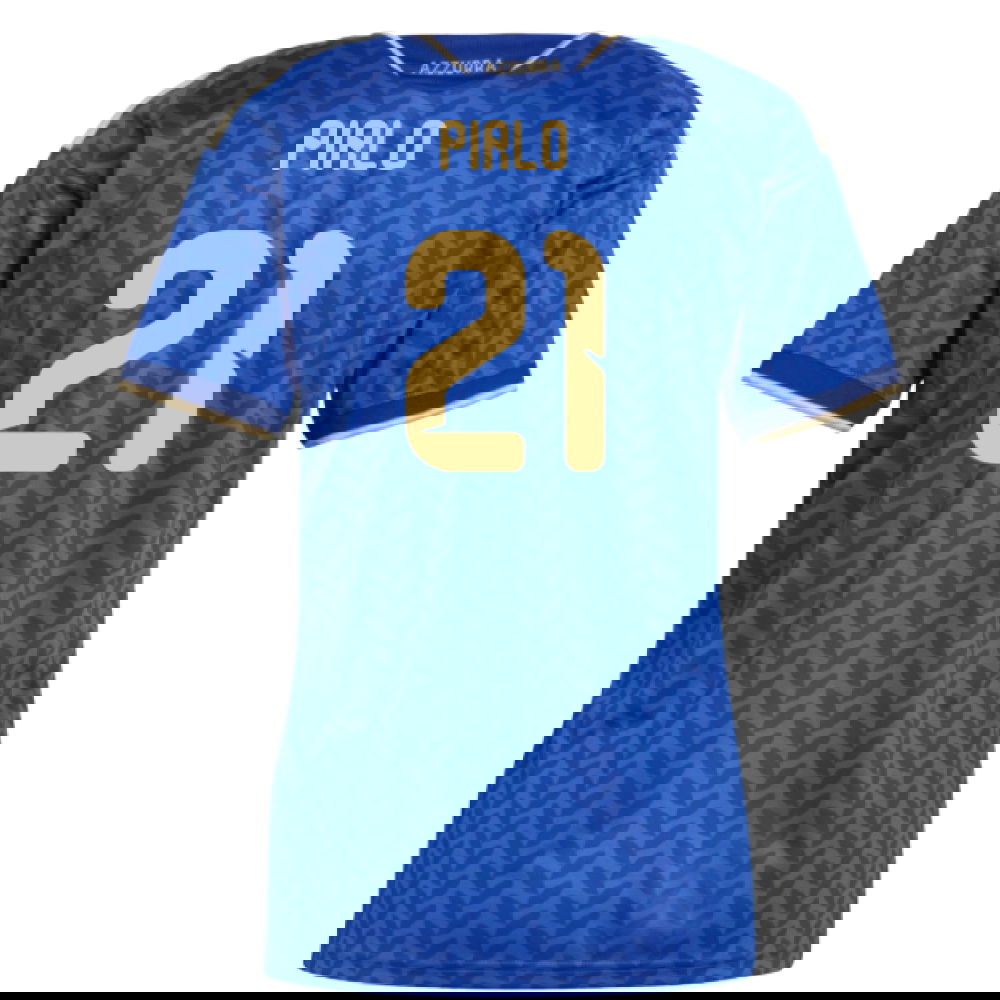 Billige Fodboldtrøjer Italienn Dame PIRLO #21 Hjemmebanetrøje VM I Fodbold 2026