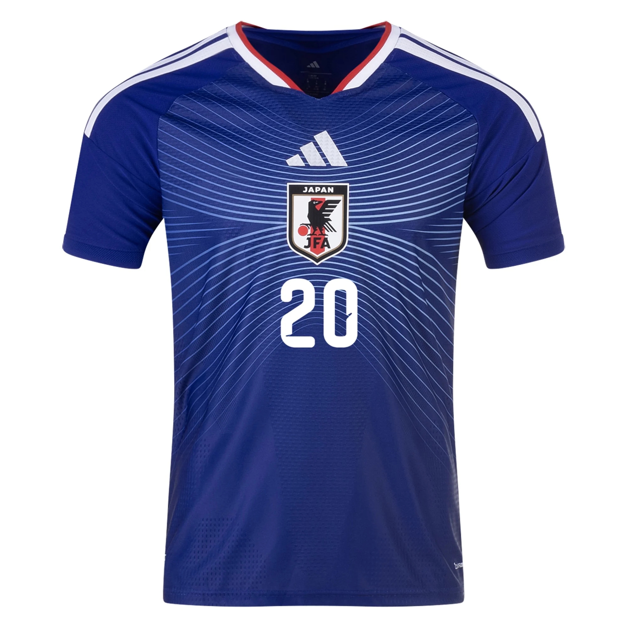 gamle Billige Fodboldtrøjer Japan TAKEFUSA KUBO #20 Hjemmebanetrøje VM I Fodbold 2026 på tilbud