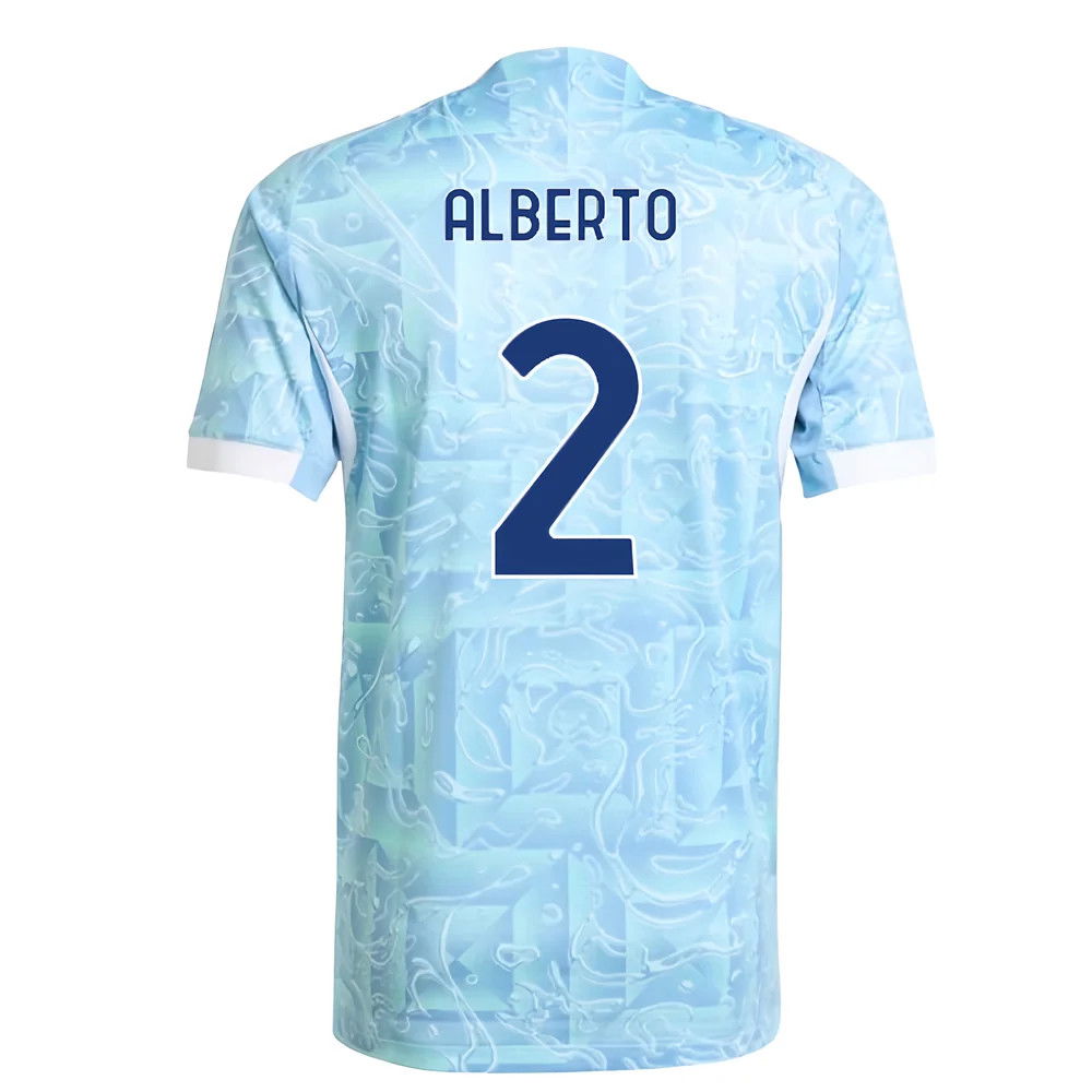 Billige Fodboldtrøjer Juventus ALBERTO #2 Udebanetrøje 2025-2026