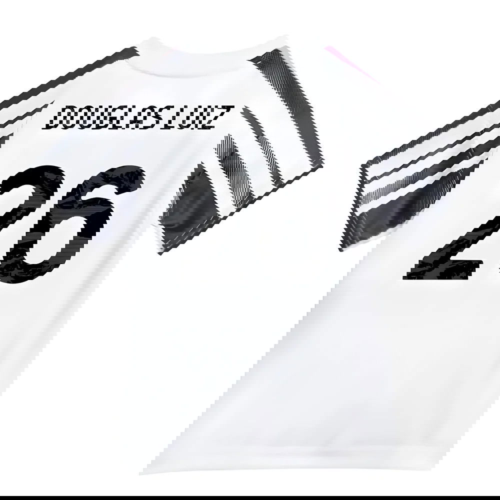 Billige Fodboldtrøjer Juventus Børn DOUGLAS LUIZ #26 Hjemmebanetrøje 2025-2026
