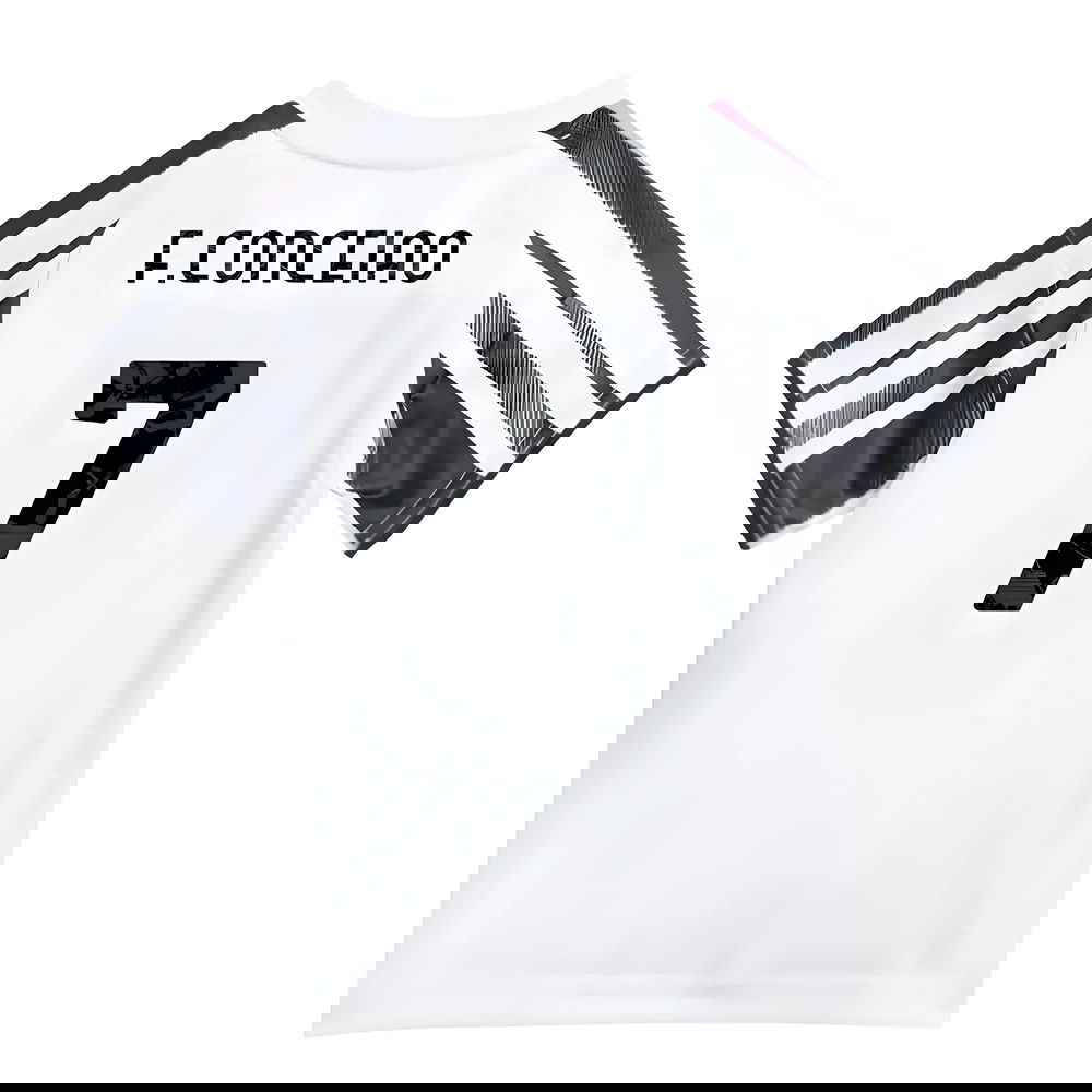 Billige Fodboldtrøjer Juventus Børn FCONCEIAO #7 Hjemmebanetrøje 2025-2026