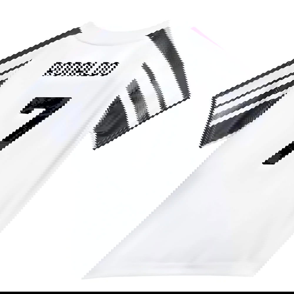 Billige Fodboldtrøjer Juventus Børn RONALDO #7 Hjemmebanetrøje 2025-2026