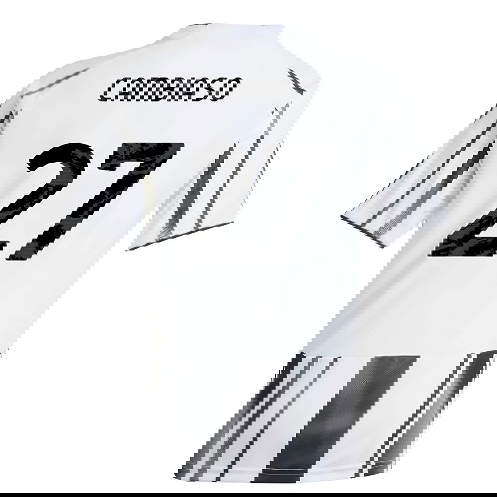 Billige Fodboldtrøjer Juventus CAMBIASO #27 Hjemmebanetrøje 2025-2026