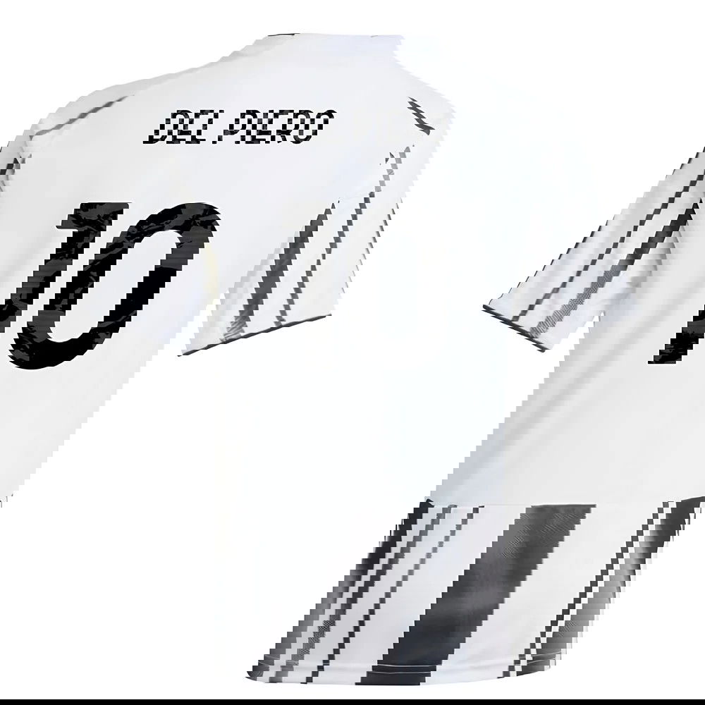 Billige Fodboldtrøjer Juventus DEL PIERO #10 Hjemmebanetrøje 2025-2026