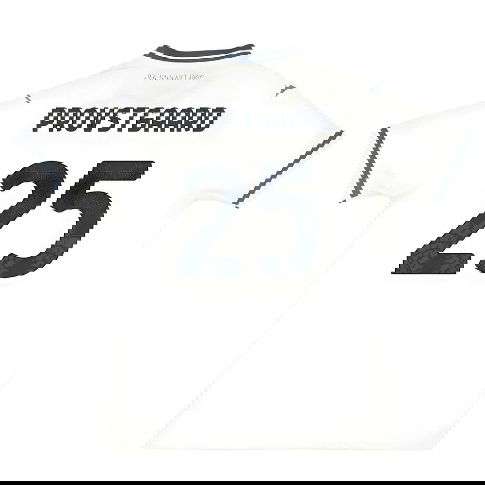 Billige Fodboldtrøjer Lazio PROVSTGAARD #25 Udebanetrøje 2025-2026