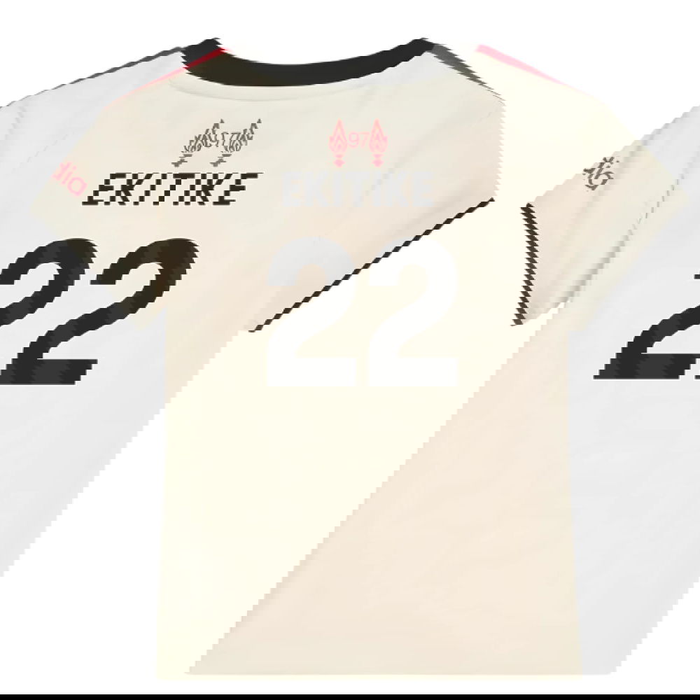 Billige Fodboldtrøjer Liverpool Børn EKITIKE #22 Udebanetrøje 2025-2026