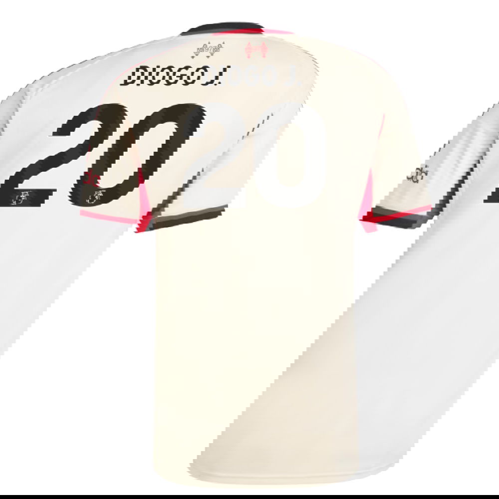 Billige Fodboldtrøjer Liverpool DIOGO J #20 Udebanetrøje 2025-2026