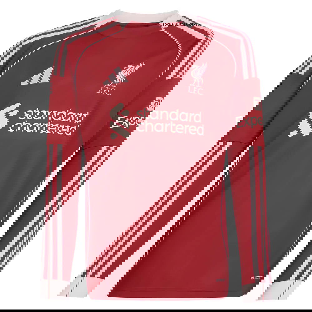Billige Fodboldtrøjer Liverpool Langærmet Hjemmebanetrøje 2025-2026