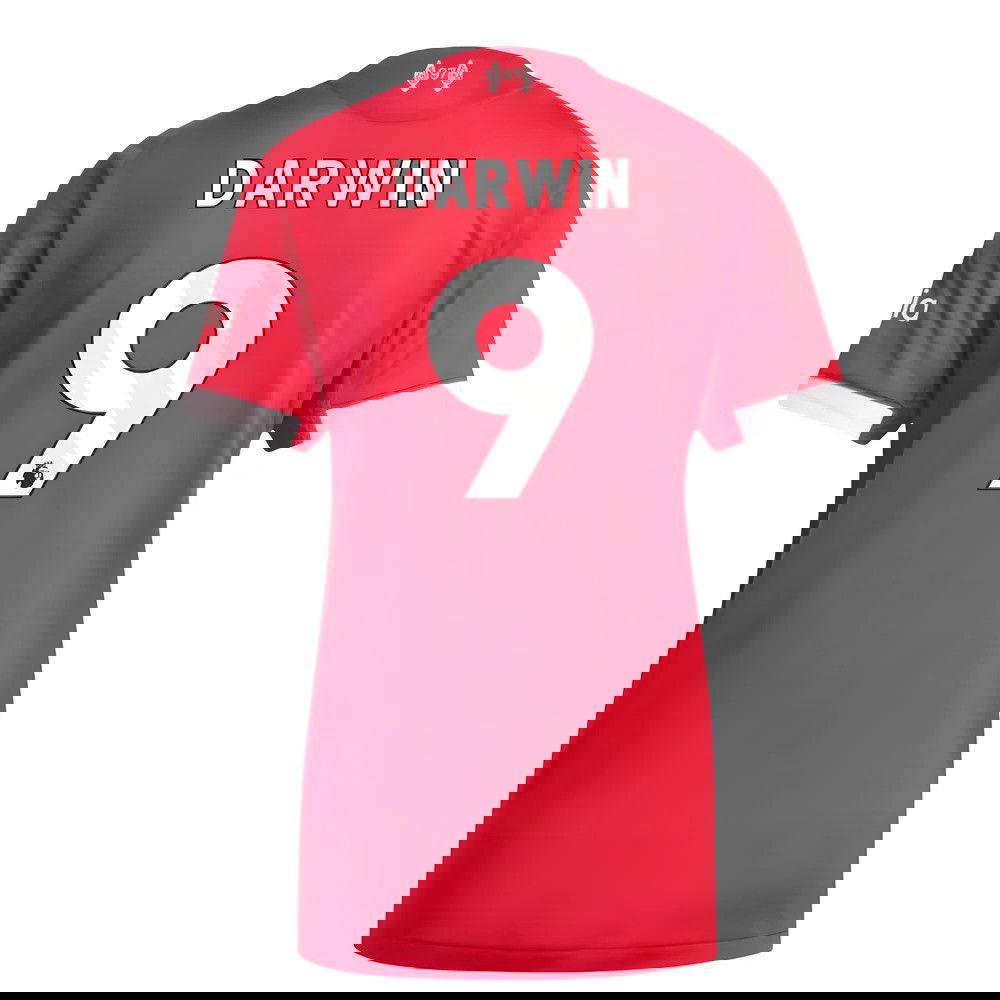 Billige Fodboldtrøjer Liverpool Dame DARWIN #9 Hjemmebanetrøje 2025-2026